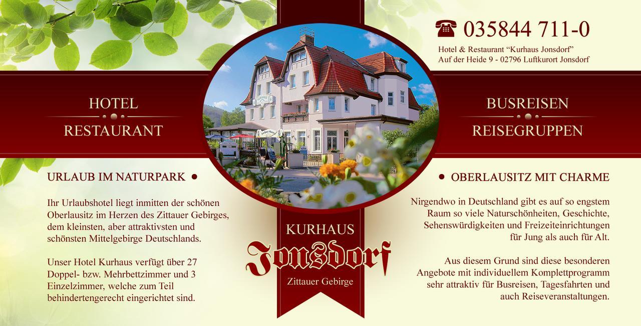 Kurhaus Jonsdorf Hotel Ngoại thất bức ảnh